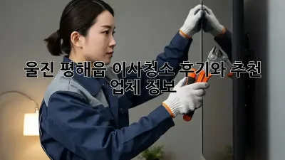 울진 평해읍 이사청소: 후기와 추천 업체 정보